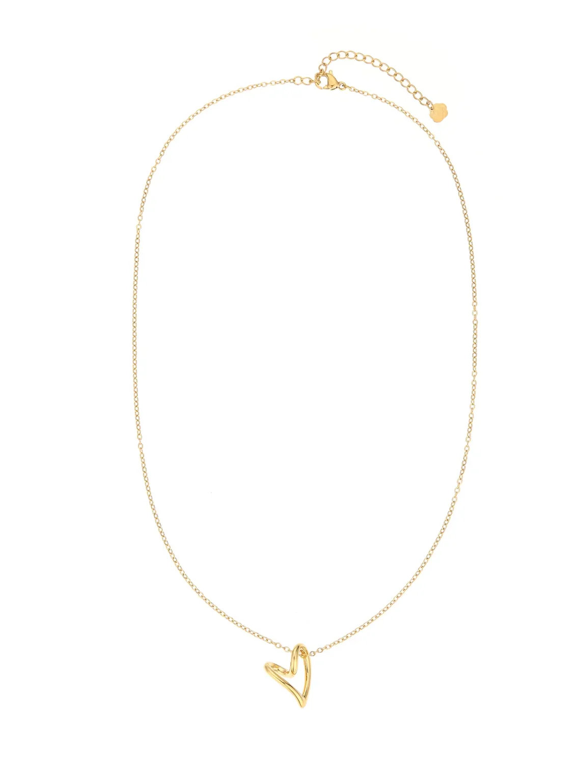 Ketting Twist Heart Charm