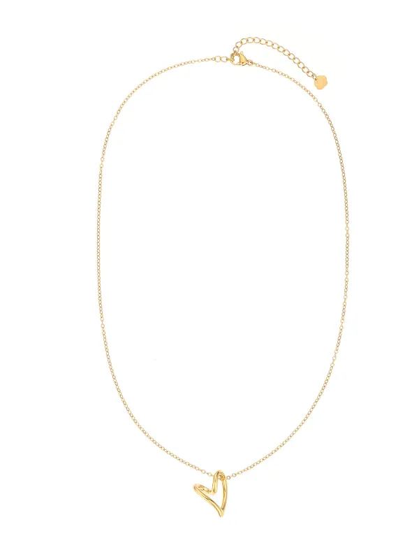 Ketting Twist Heart Charm