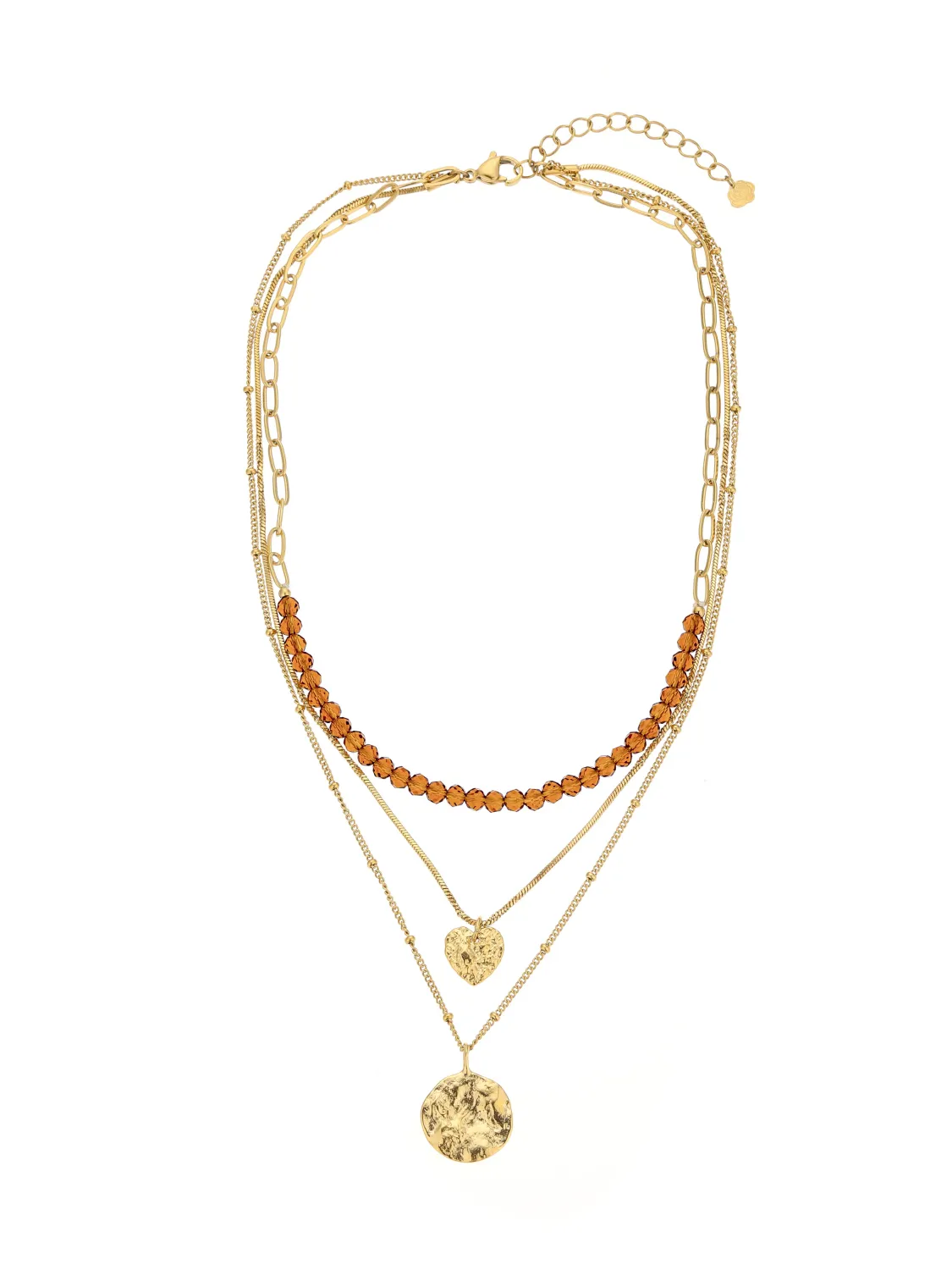 Ketting 3-laags Coin Love
