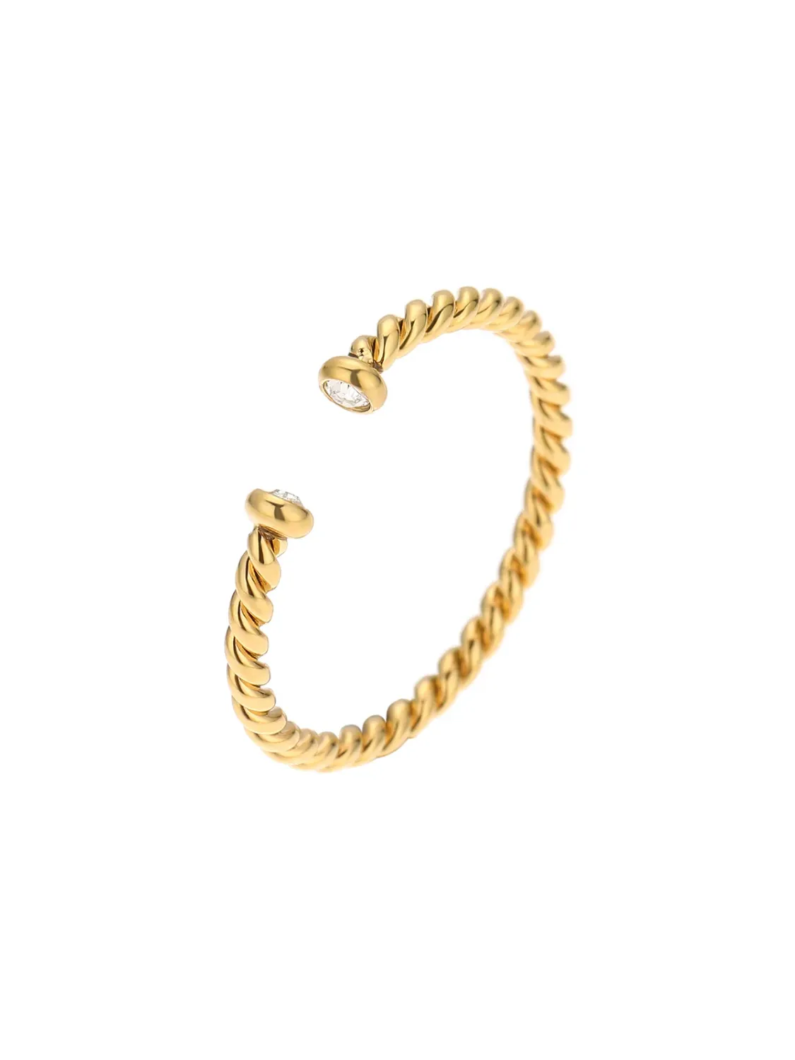 Ring Twisty Diamond | verstelbaar