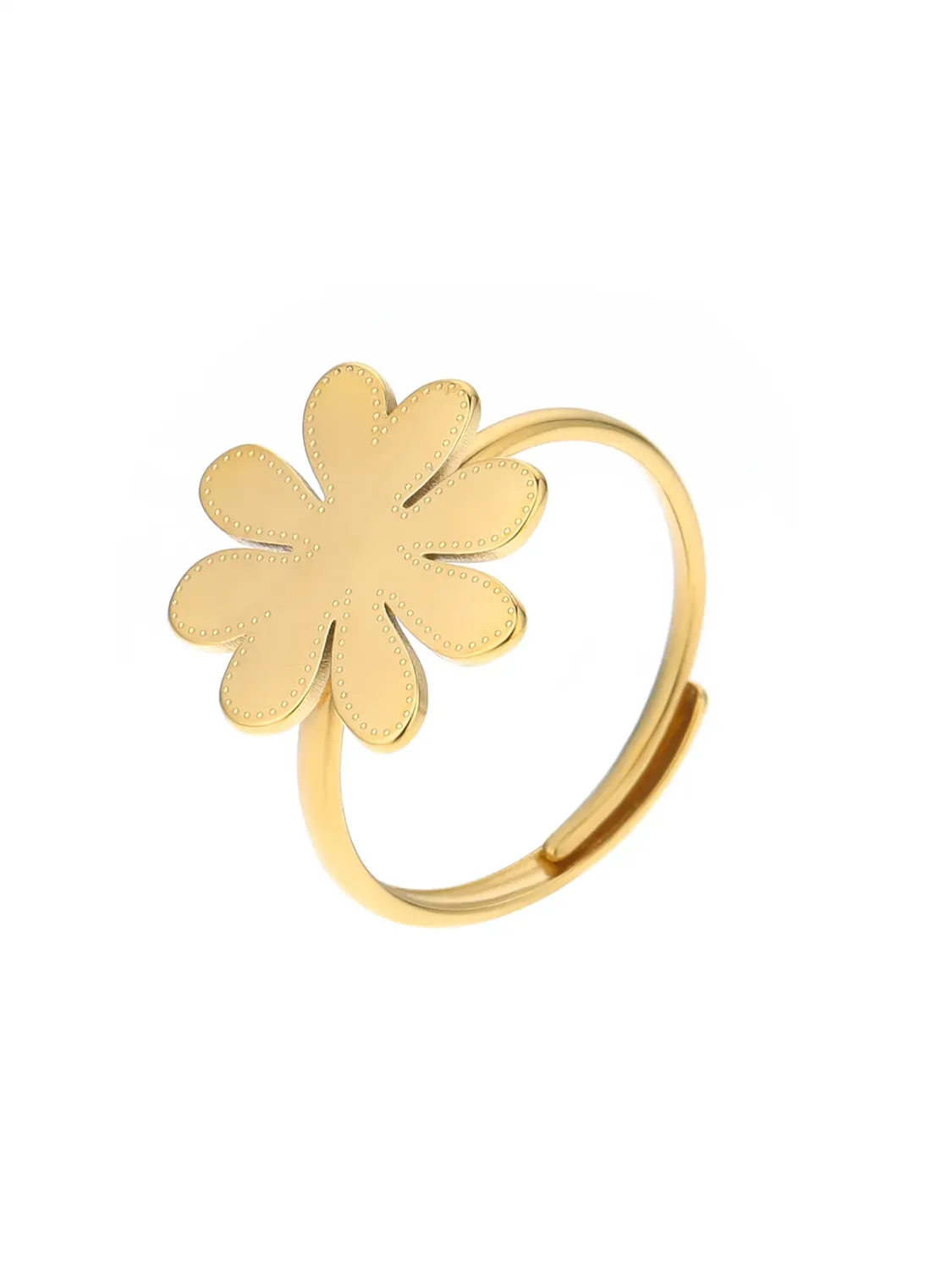 Ring Flower Flat | verstelbaar