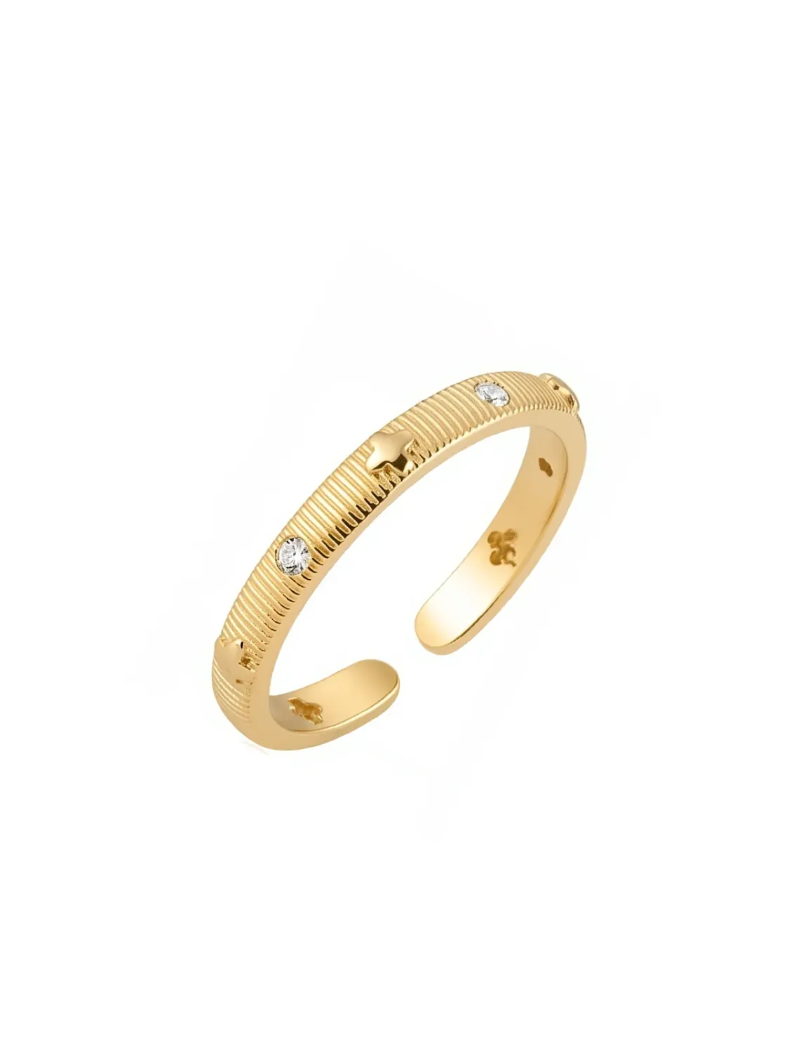 Ring Clover Shimmer | verstelbaar