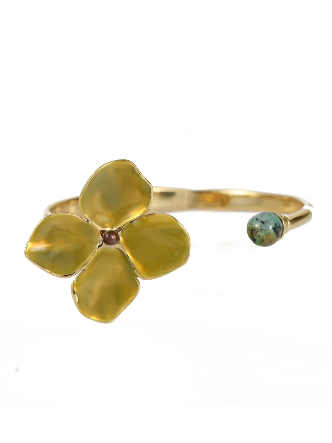 Bangle Flowery, Kleur: green