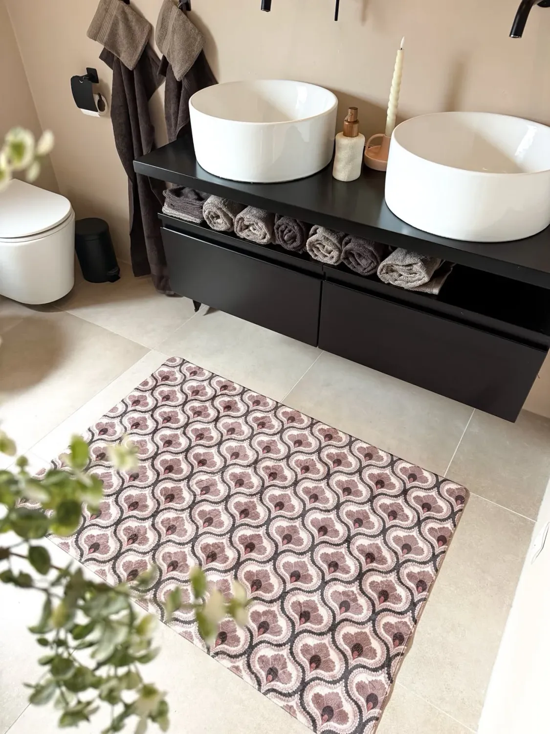 Badmat Ardelle Mocha 50x70cm