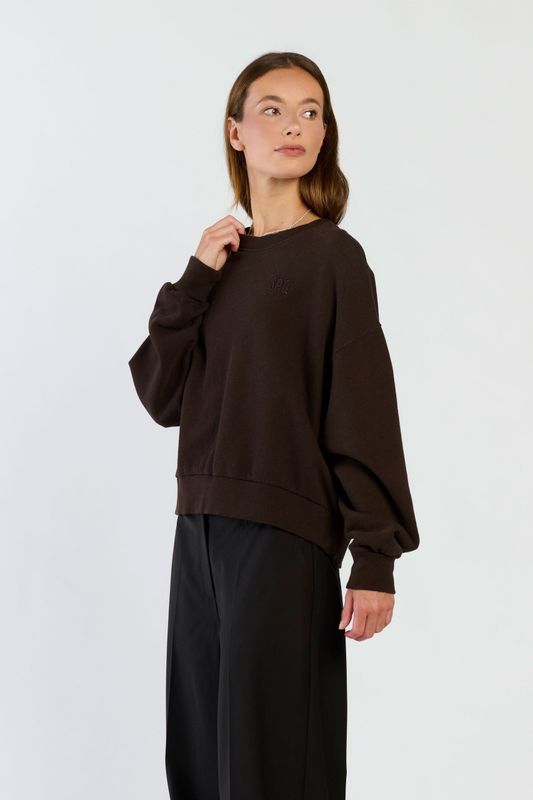 SPQ LUCY oversized sweater | brown