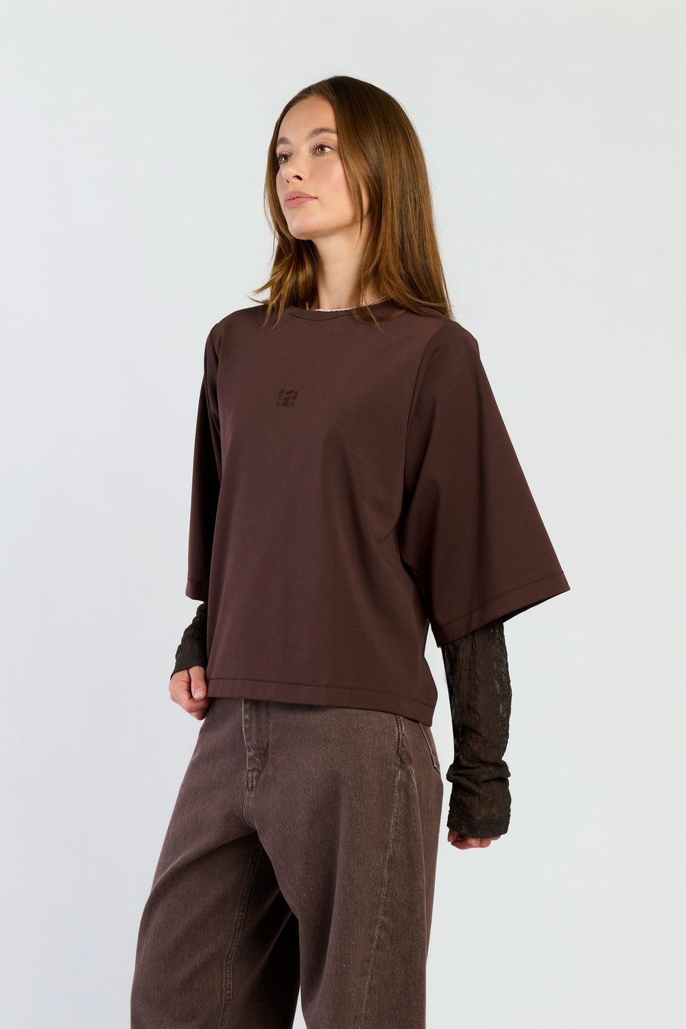 SPQ oversized t-shirt | brown