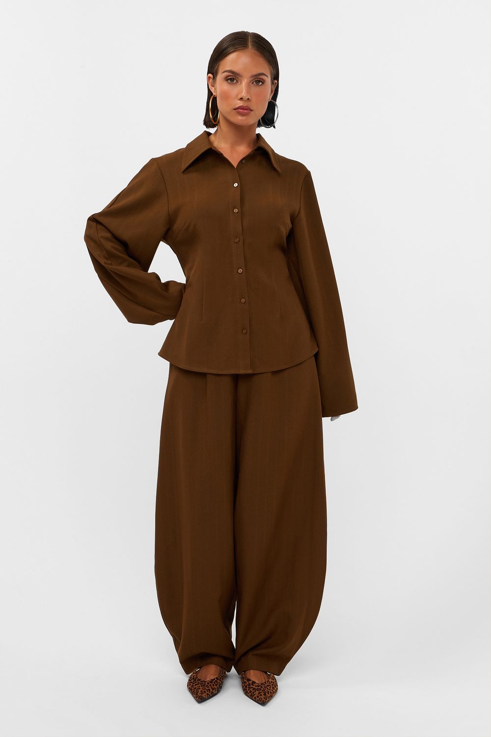 AMAYA EVI ballon broek - bruin