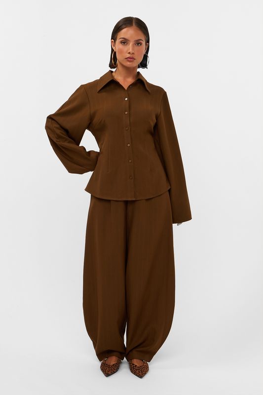 AMAYA EVI ballon broek - bruin