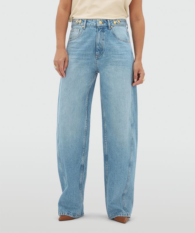 JV-DEWI balloon jeans | light denim
