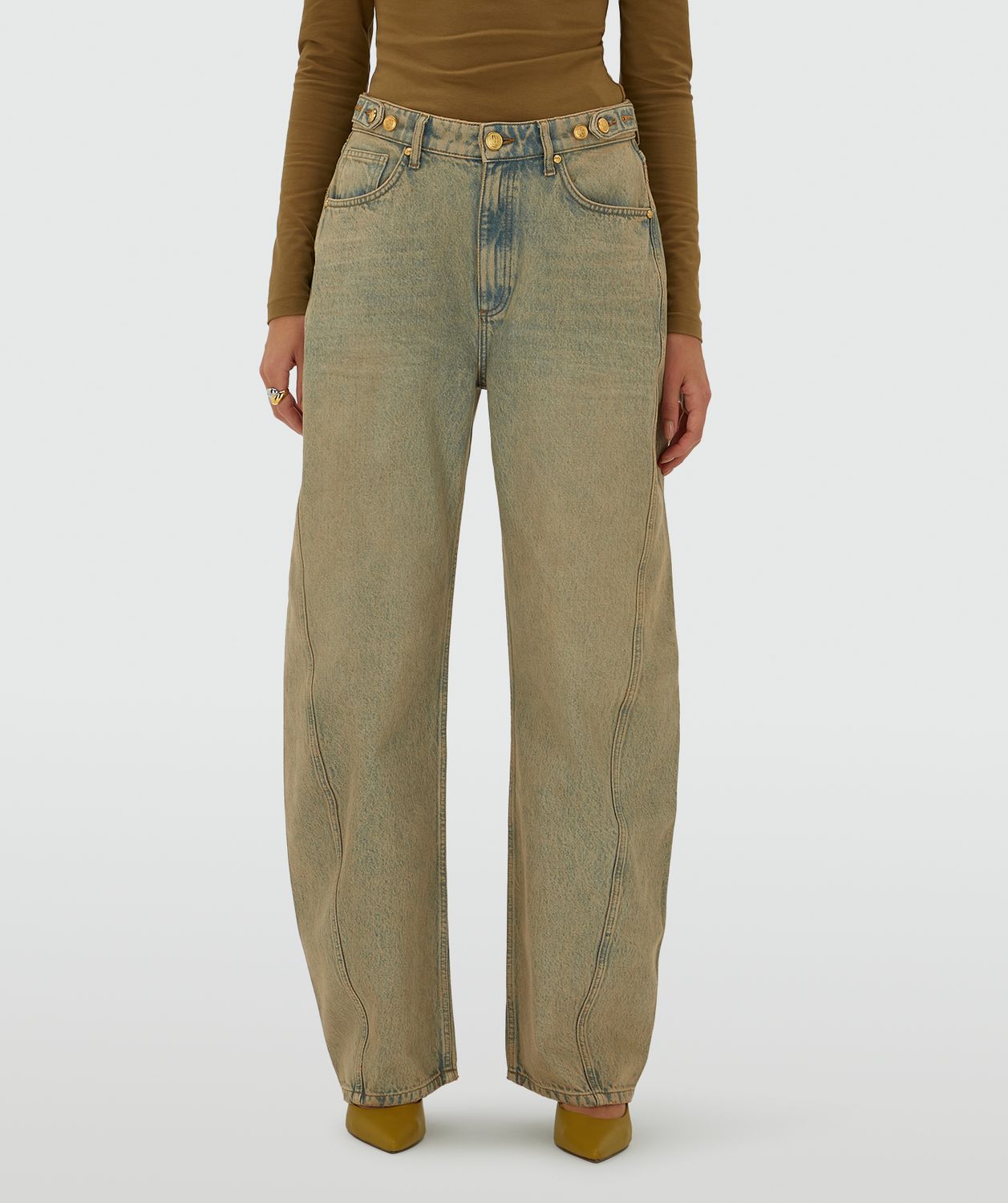 JV-DEWI balloon jeans | dirty wash denim