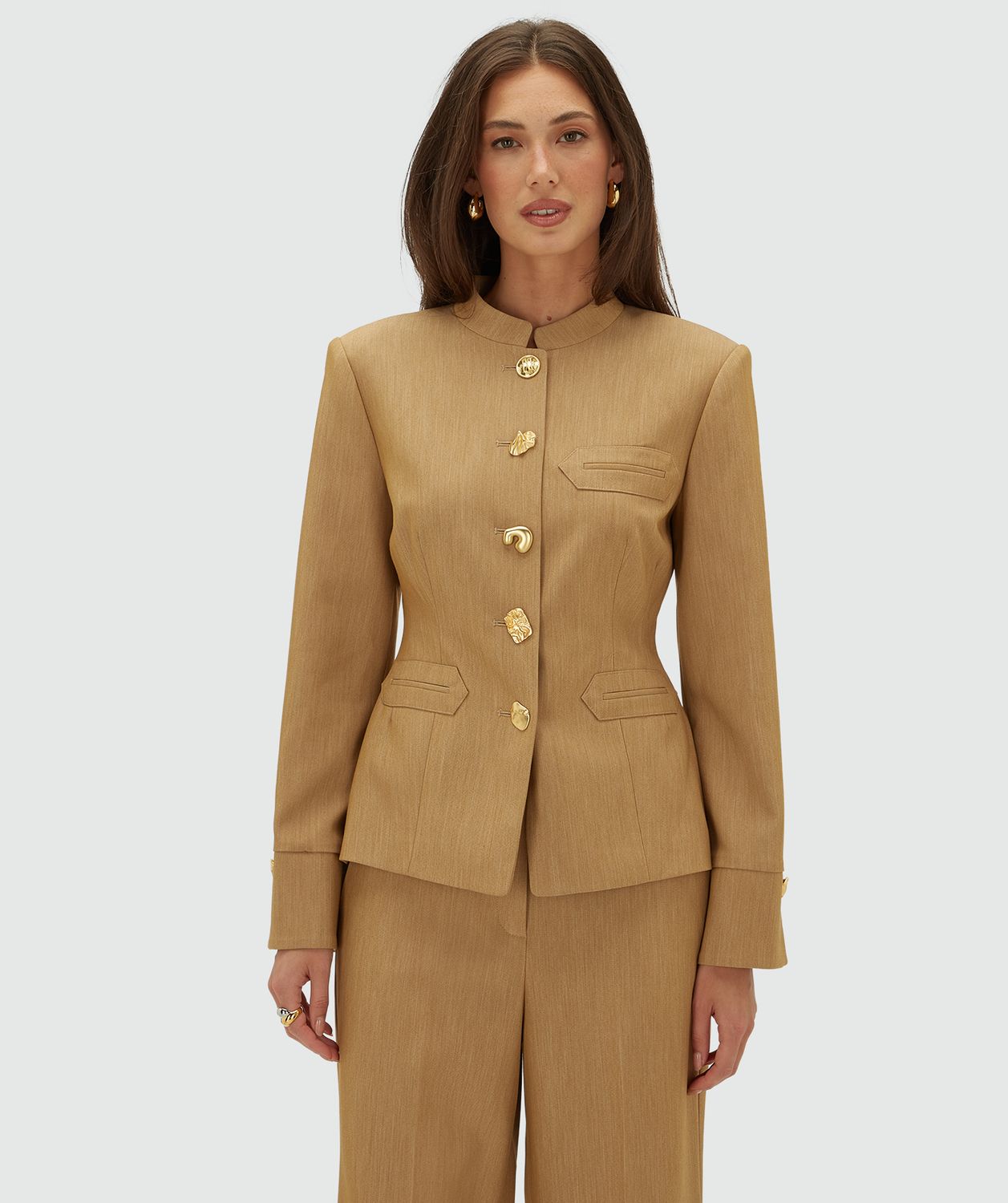 JV-BOSTON blazer | light camel