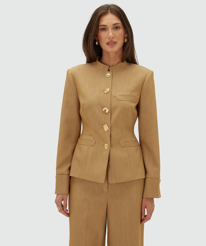 JV-BOSTON blazer | light camel