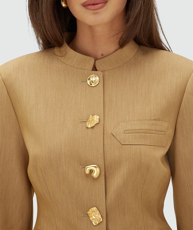 JV-BOSTON blazer | light camel