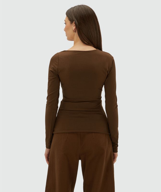 JV-LENIE top longsleeve | brown