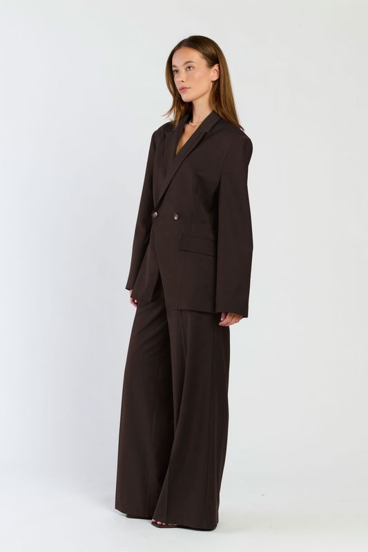 SPQ MATIZ  blazer | dark brown