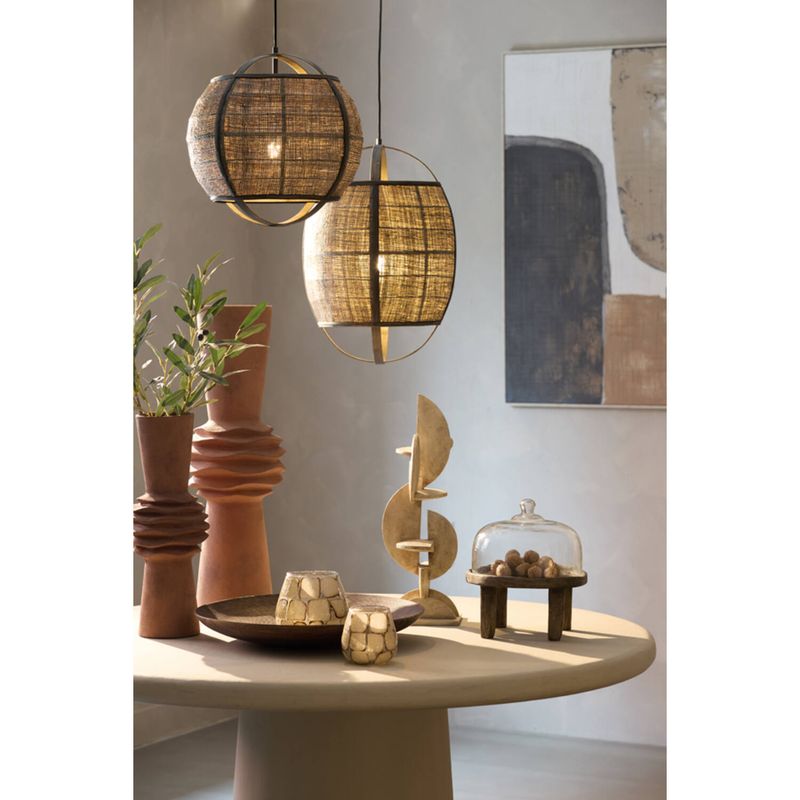 Windlicht KUALA | glas creme