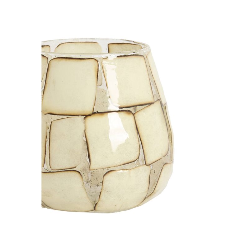 Windlicht KUALA | glas creme