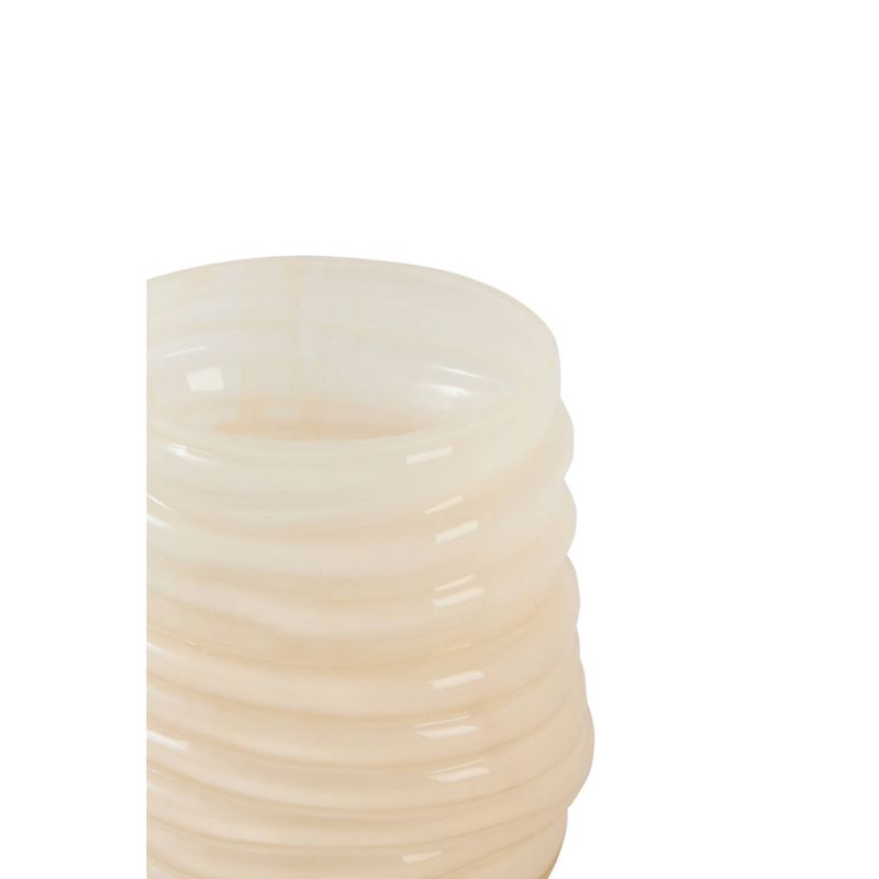 Windlicht MILYAN | glass creme