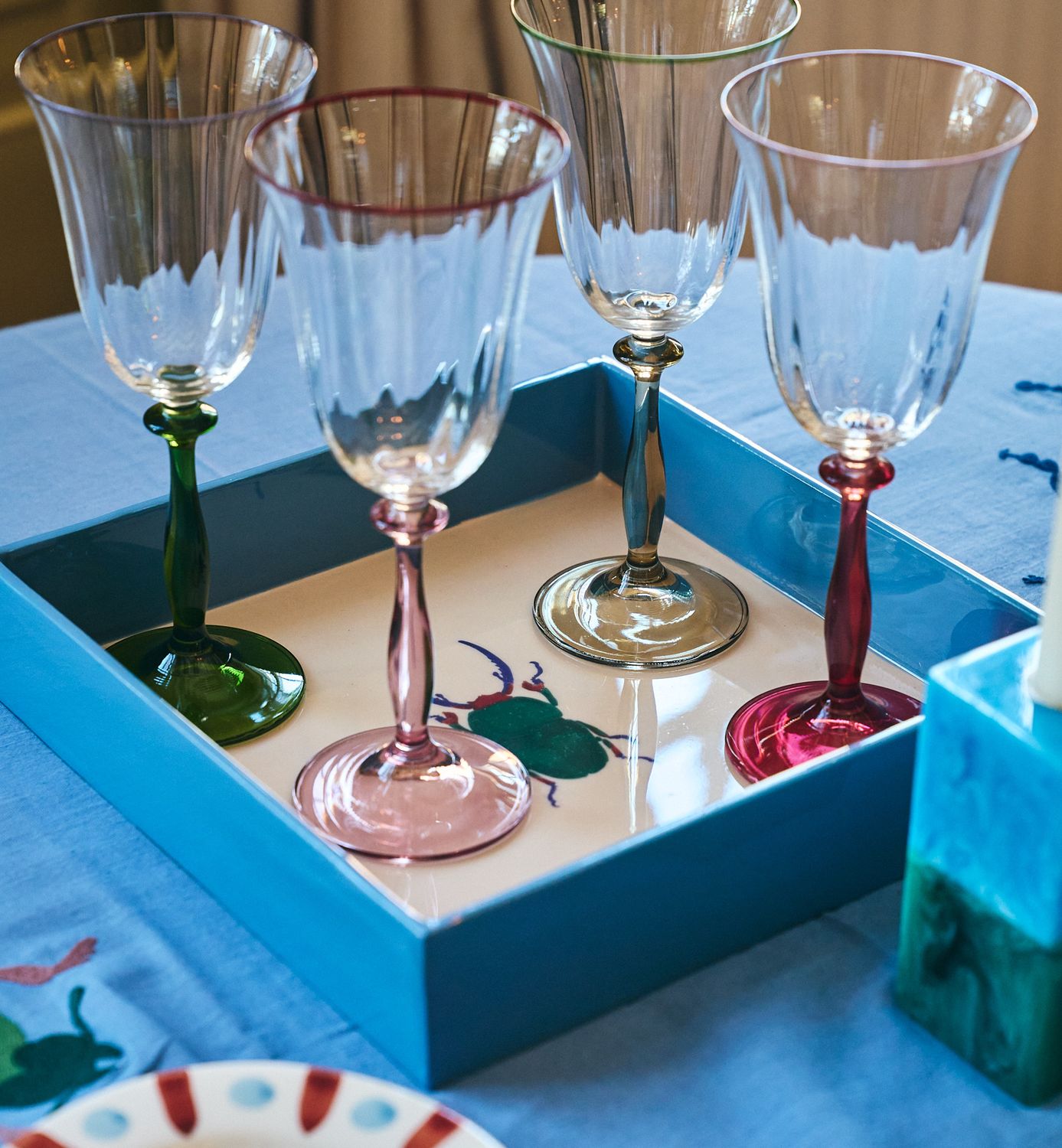 Wijn glas 'Toasts &amp; Tales' | diverse kleuren