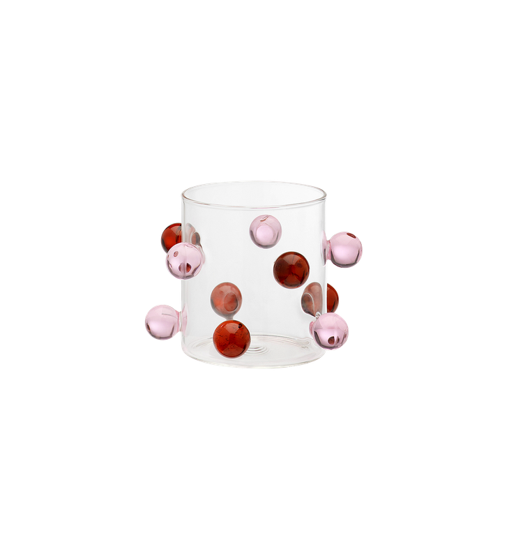 Berry waxinelichthouder | pink/red