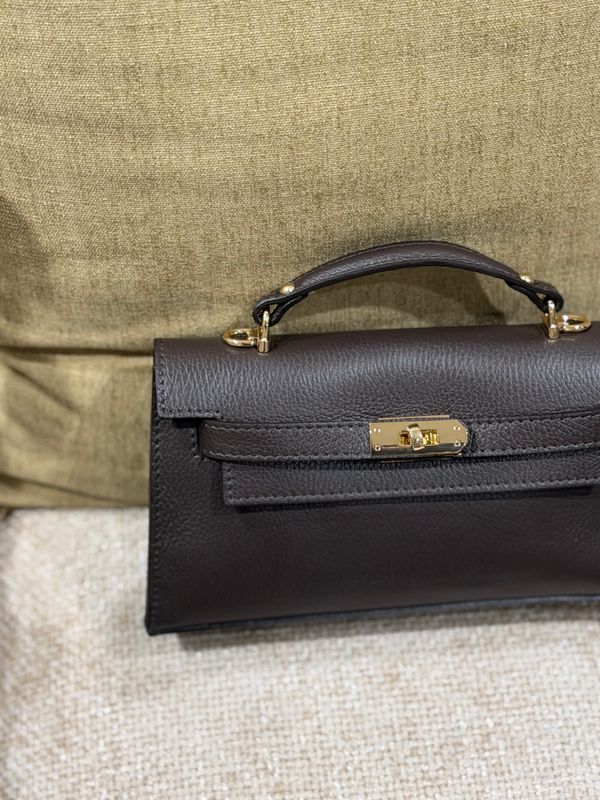 Tas van leer LUXURY HERM | bruin