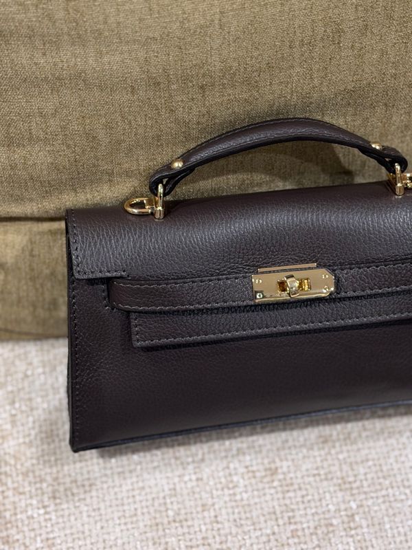 Tas van leer LUXURY HERM | bruin