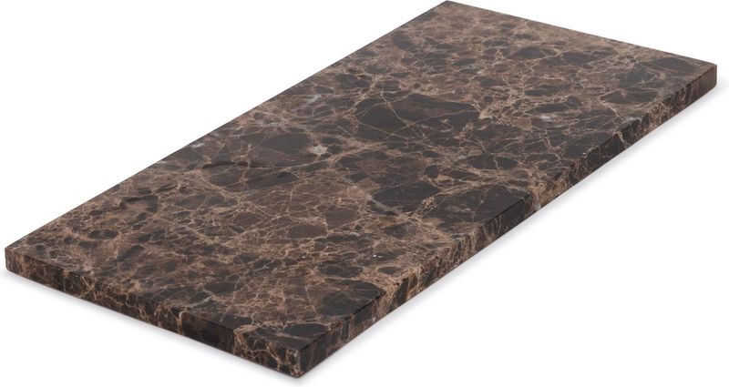 Plateau Marmer | 10x25 cm - bruin