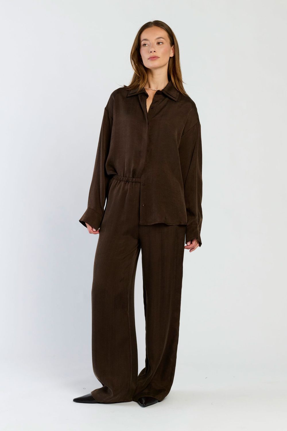 SPQ JACI pantalon | chocolate