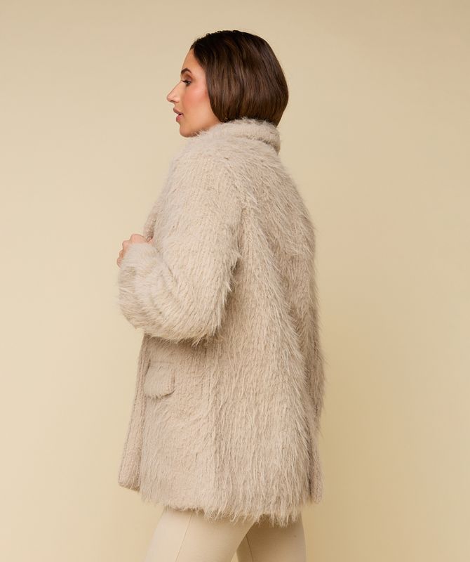 HEYB FABIENNE blazer | fluffy sand