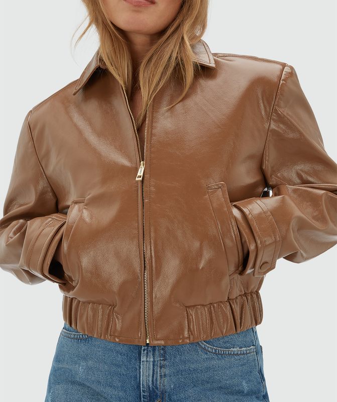 JV-PEADEN jacket | cognac