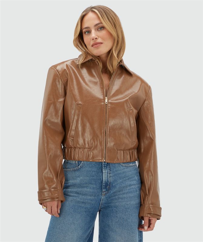 JV-PEADEN jacket | cognac