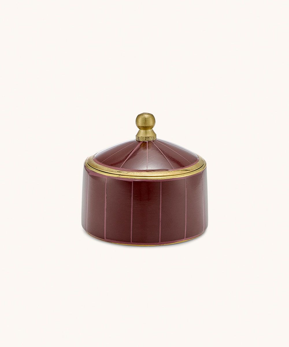 Bailey Circus sieradendoosje Burgundy | 5x5x5cm
