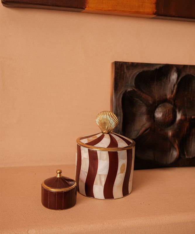 Bailey Circus sieradendoosje Burgundy | 5x5x5cm