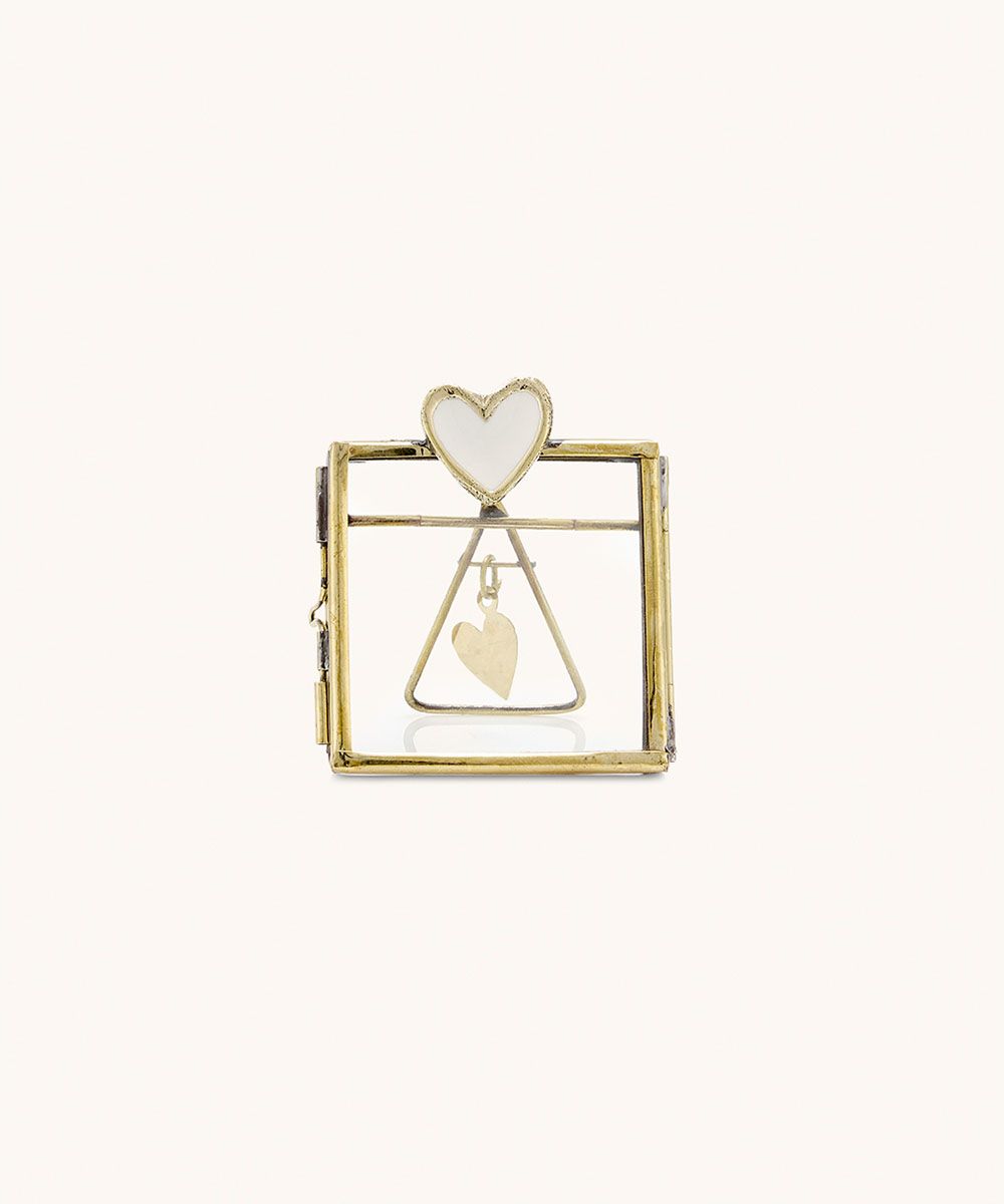 Pyar Hart fotolijstje mini | 5x5cm - off white