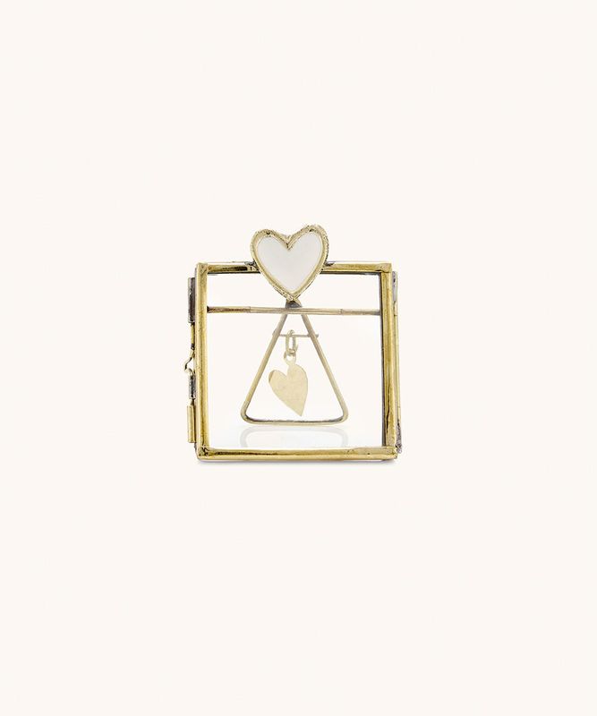 Pyar Hart fotolijstje mini | 5x5cm - off white