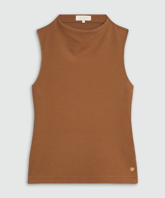JV-BIBI top | cognac