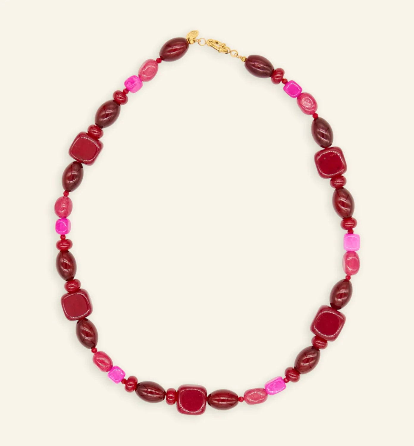 Burgundy Bloom ketting
