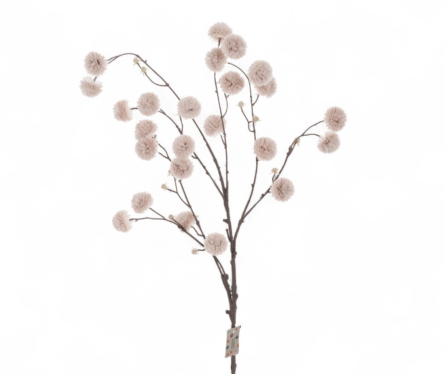 Kunsttak Pompom | antique white - 110cm