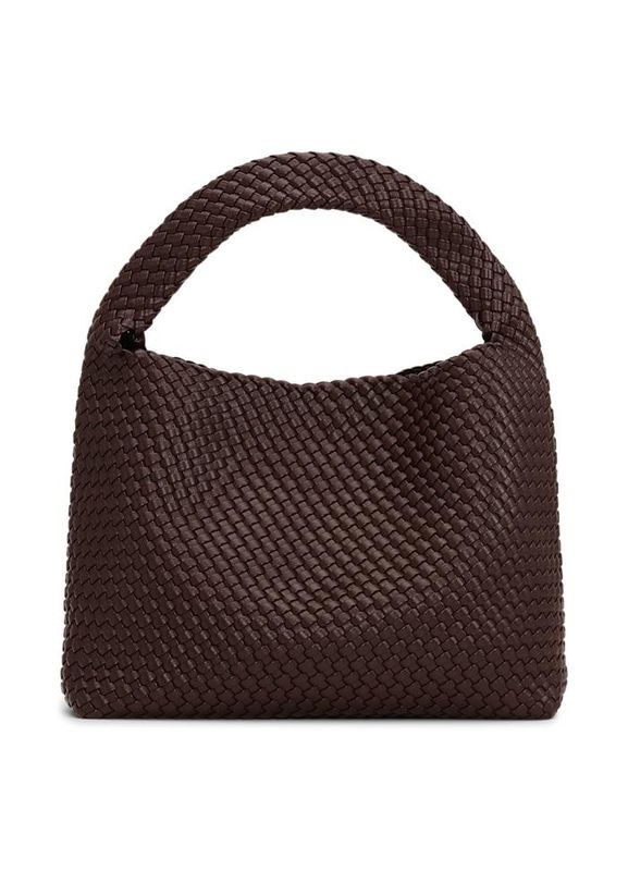 SUI AVA shopper geweven + pouch | brown