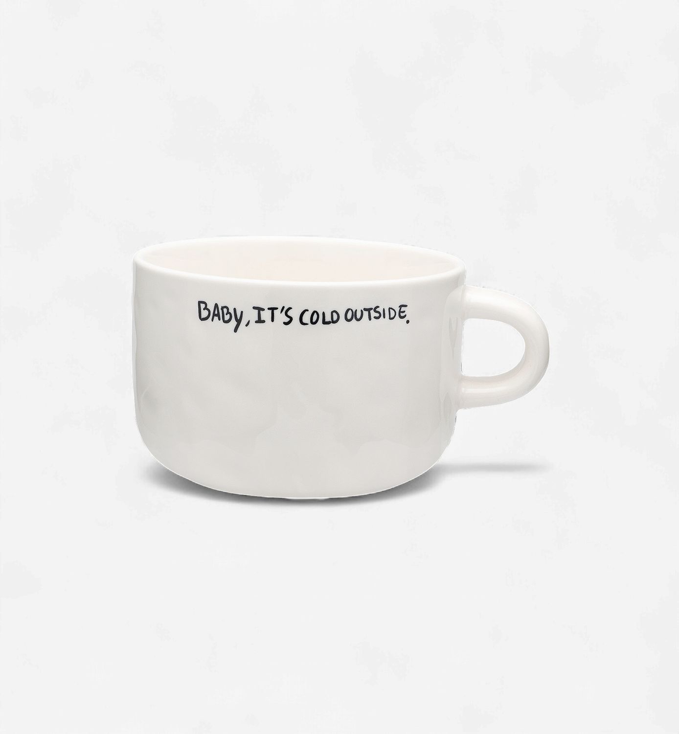 Cappuccino mok 'Baby it's cold outside'