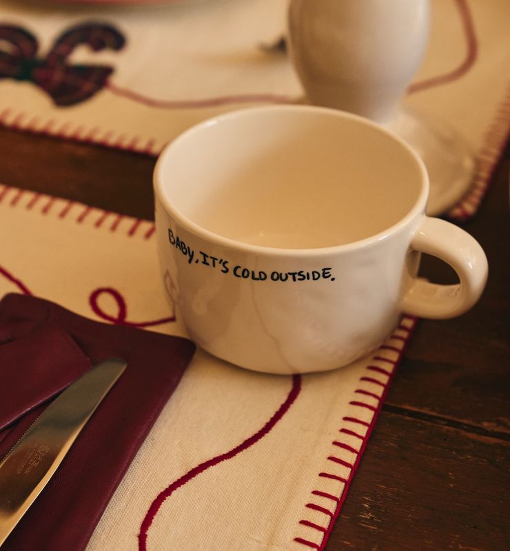 Cappuccino mok 'Baby it's cold outside'