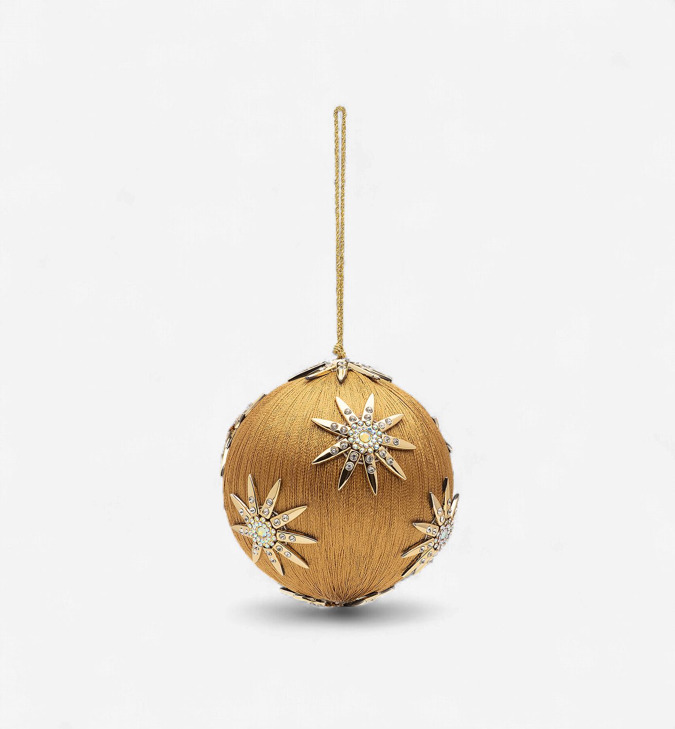 Kerstbal Starry Night | saffron