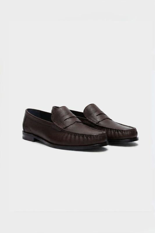 SPQ loafer | dark brown - leer