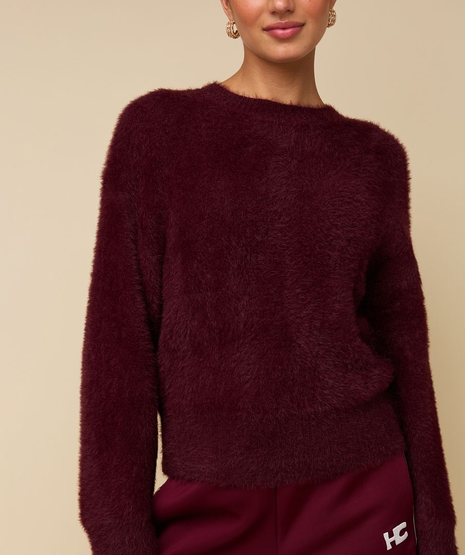 HEYB FAUVE sweater | burgundy