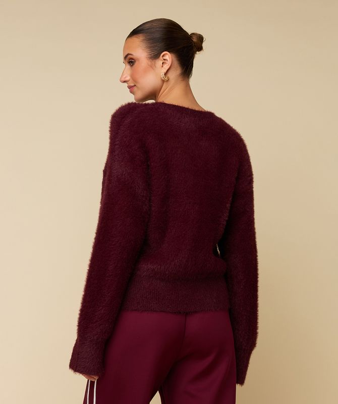 HEYB FAUVE sweater | burgundy
