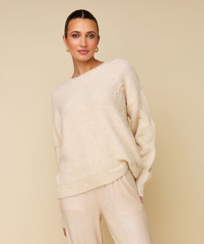 HEYB MOXI sweater | cream
