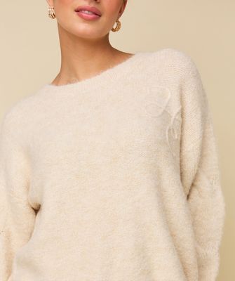HEYB MOXI sweater | cream
