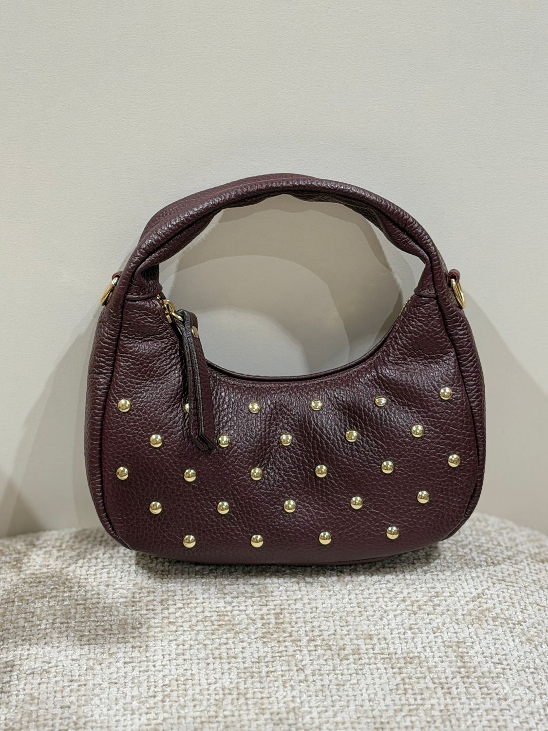 Tas STUDY leer | burgundy