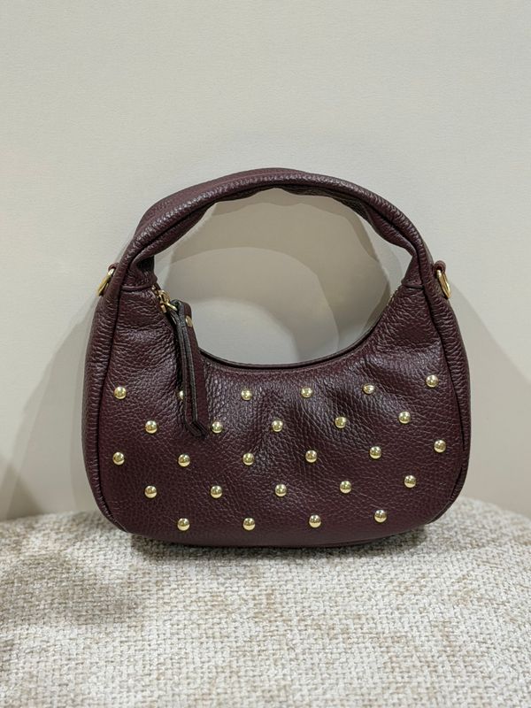 Tas STUDY leer | burgundy