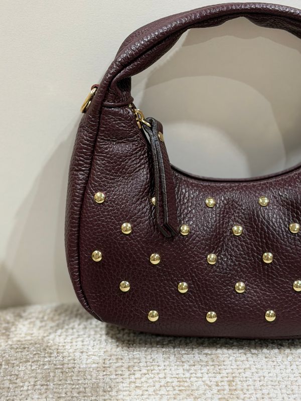 Tas STUDY leer | burgundy